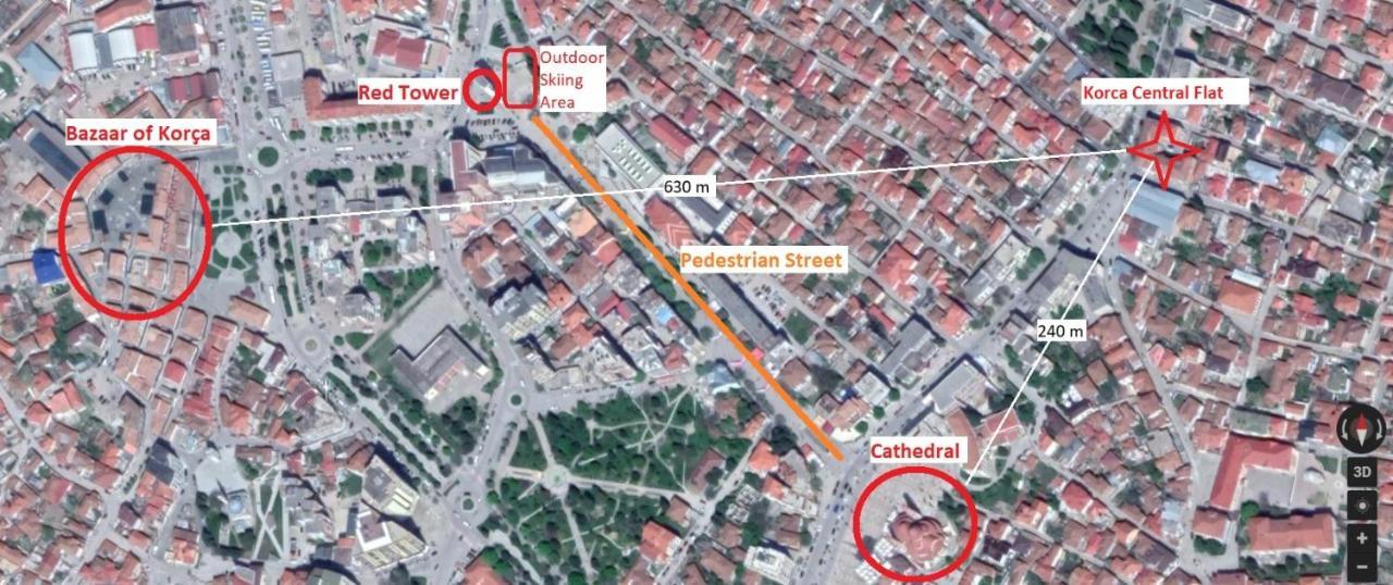 Korca Central Flat 外观 照片
